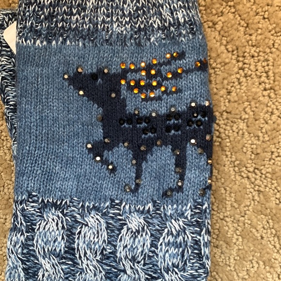 Original MUK LUKS Long Boot Topper Accessory - Color Blue - One Size - Picture 4 of 4